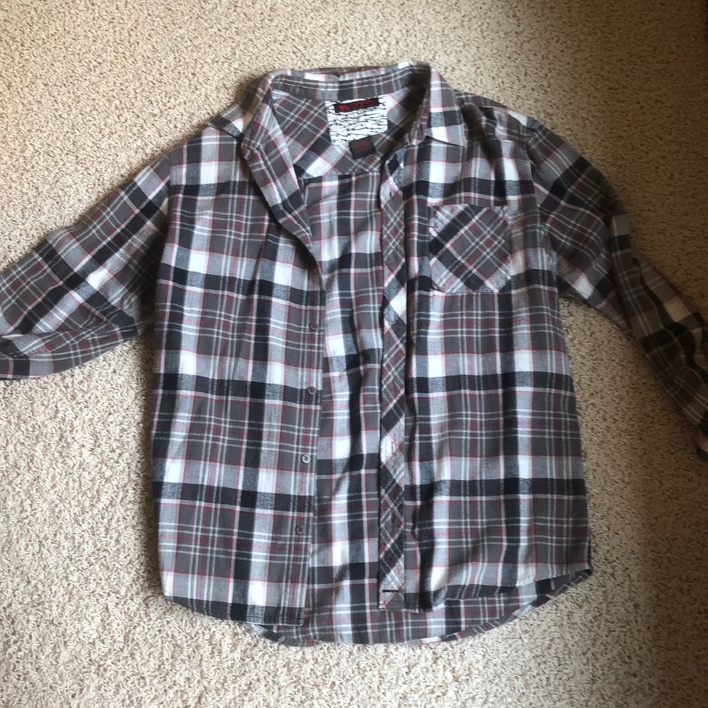 Men’s Flannel Button-Down Long Sleeve